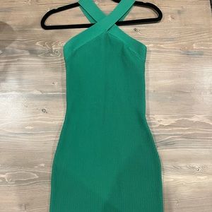 Babaton Sculpt Knit Criss Cross Dress